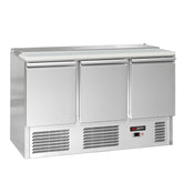 Saladette Eco - 1,37 x 0,7 M - con 3 puertas GGM Gastro