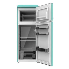 Frigorífico Retro Bolero CoolMarket 2d Origin 215 Green E Cecotec