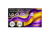 TV OLED 97 - LG OLED97G54LW, OLED 4K, Procesador Inteligente α11 AI Processor 4K Gen2, Smart TV, Gallery Design, Rocky Black