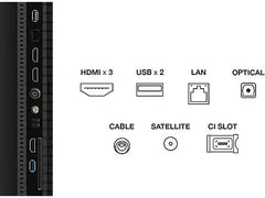 TV QLED 50" - TCL 50P7K, UHD 4K, AiPQ Processor, Smart TV, DVB-T2, 60 Hz, Pantalla HVA, Dolby Atmos, Negro