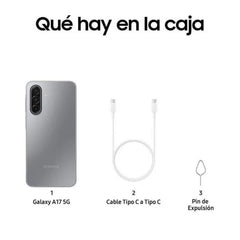 Samsung Galaxy A17 5G 8GB 256GB 6.7 Super AMOLED Móvil con IA Gris Versión Importada EU