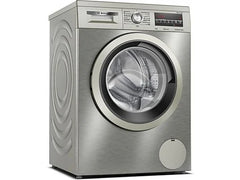 Lavadora carga frontal - Bosch WUU28T8XES, 8 kg, 1.400 rpm, 15 programas, Inox