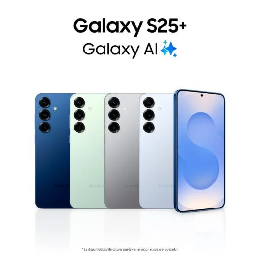 Samsung Galaxy S25 Plus Smartphone con IA 256GB Batería 4.900mAh Azul Versión Importada EU