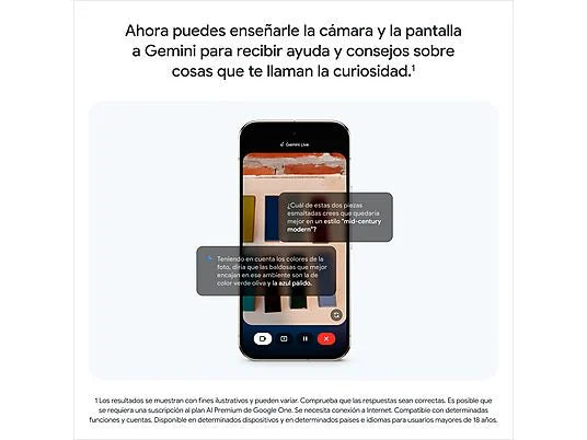 Móvil - Google Pixel 9, Obsidiana, 128 GB, 12 GB RAM, 6.3 Actua OLED, Google Tensor G4, 4700 mAh, Android 14