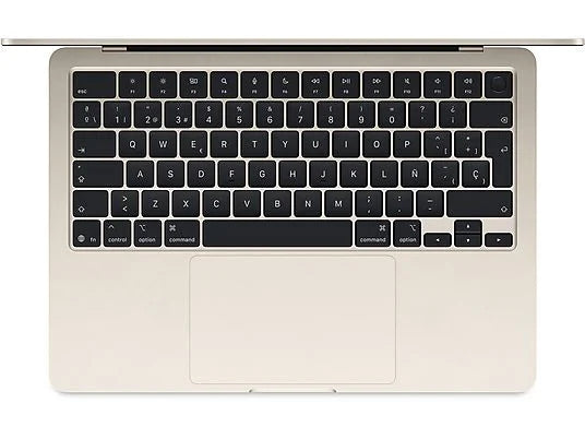 Apple MacBook Air (2025) 13.6 Retina, Chip M4 Apple, CPU de 10 núcleos, GPU de 10 núcleos, 16 GB RAM, 512GB de SSD, Blanco Estrella