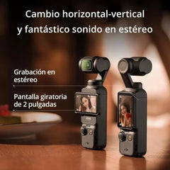 DJI Osmo Pocket 3 Cámara Suspendida 4K Estabilización en 3 Ejes Negra