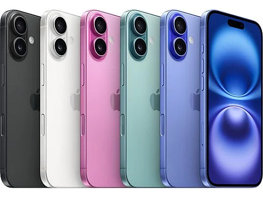 Apple iPhone 16 Plus, Rosa, 128 GB, 5G, 6.7  OLED Super Retina XDR, Chip A18 Bionic, iOS