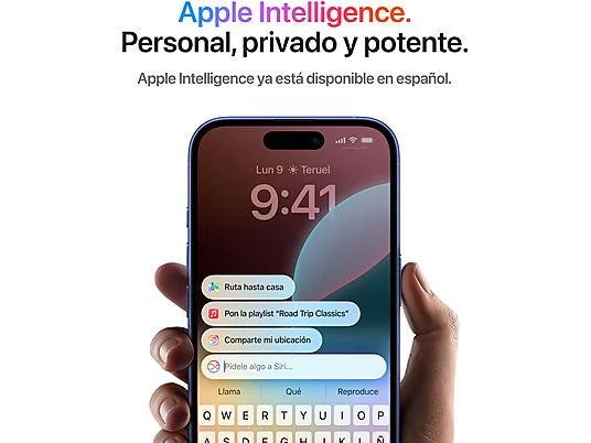 Apple iPhone 16 Plus, Rosa, 128 GB, 5G, 6.7  OLED Super Retina XDR, Chip A18 Bionic, iOS