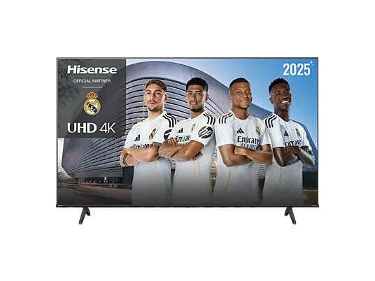 TV LED 43" - Hisense 43A6Q, UHD 4K, Quad Core/MT9603, IA 4K Upscaler, Modo Juego Plus, Control por voz, Negro