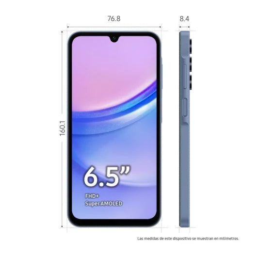 Samsung Galaxy A15 8256GB Azul Libre