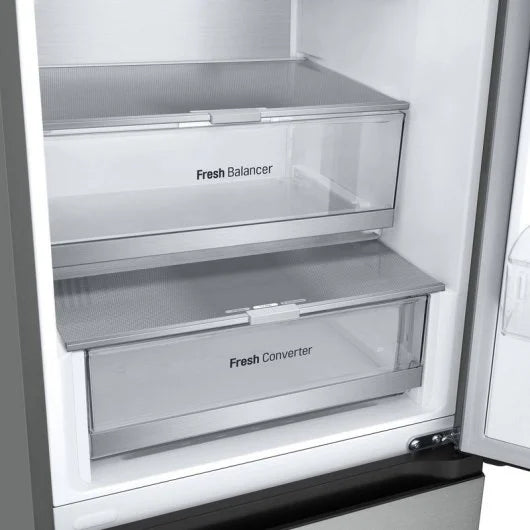 LG Serie 700 Fridge Freezer Combi A 387L - NatureFRESH Linear Cooling