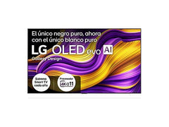TV OLED 97 - LG OLED97G54LW, OLED 4K, Procesador Inteligente α11 AI Processor 4K Gen2, Smart TV, Gallery Design, Rocky Black
