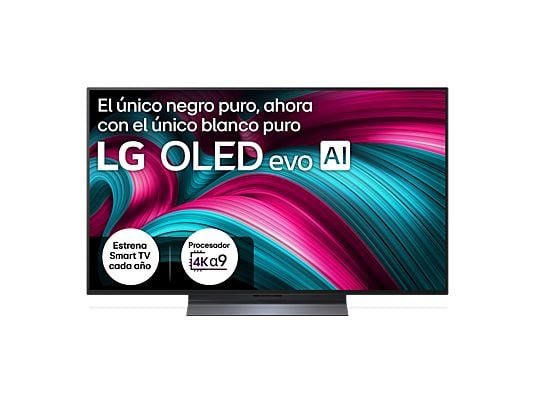 TV OLED 65 - LG OLED65C55LA, OLED 4K, Procesador Inteligente α9 AI Processor 4K Gen8, Smart TV, DVB-T2 (H.265), Negro