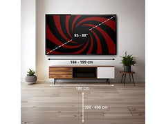TV QNED 86 - LG 86QNED81A6A, UHD 4K, Procesador Inteligente α7 AI Processor 4K Gen8, Smart TV, DVB-T2 (H.265), Negro