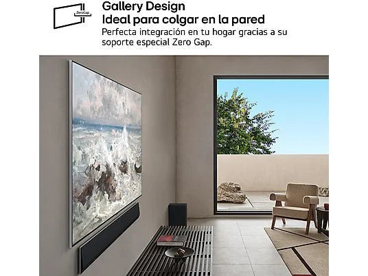 TV OLED 83" - LG OLED83G54LW.AEU, OLED 4K, Procesador Inteligente α11 AI Processor 4K Gen2, Smart TV, DVB-T2 (H.265), Rocky Black