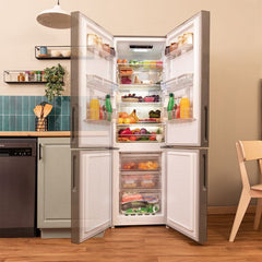 Cecotec Frigorífico Combi Bolero CoolMarket Combi 250 WD Grey Glass D