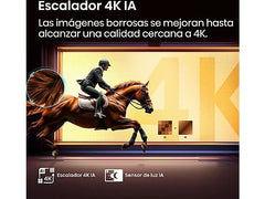 TV LED 43" - Hisense 43A6Q, UHD 4K, Quad Core/MT9603, IA 4K Upscaler, Modo Juego Plus, Control por voz, Negro