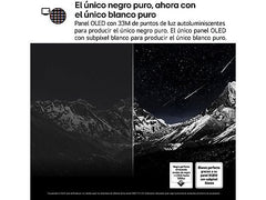 TV OLED 48 - LG OLED48C55LA, OLED 4K, Procesador Inteligente α9 AI Processor 4K Gen8, Smart TV, DVB-T2 (H.265), Negro
