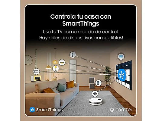 TV Neo QLED 65" - Samsung TQ65QN95DATXXC, UHD 4K Mini LED, Procesador NQ4 AI Gen2, Smart TV, DVB-T2 (H.265), Graphite Black