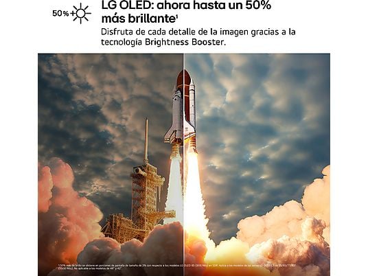 TV OLED 65 - LG OLED65C55LA, OLED 4K, Procesador Inteligente α9 AI Processor 4K Gen8, Smart TV, DVB-T2 (H.265), Negro