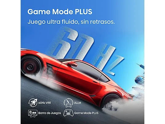 TV LED 65" - Hisense 65A6Q, UHD 4K, Quad Core/MT9603, IA 4K Upscaler, Modo Juego Plus, Control por voz, Negro
