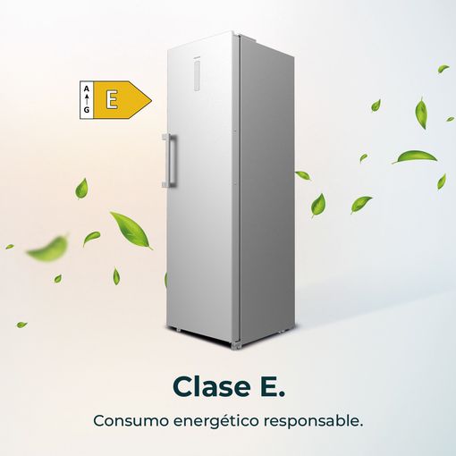 Congelador vertical 273 litros Cecotec Bolero CoolMarket UF-273 inox