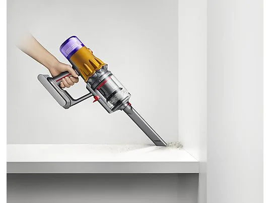 Aspirador escoba - Dyson V12 Detect™ Slim Absolute, Potencia succión 150 AW, Inteligente y Ligero, 60 min, Pantalla LCD, Tecnología Láser