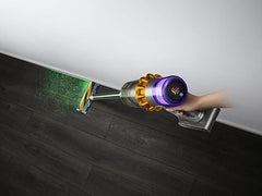 Aspirador escoba - Dyson V15 Detect™ Absolute, Potencia succión 240 AW, 60 min, Inteligente y Potente, 3 Modos, Tecnología Láser, Sensor Suciedad