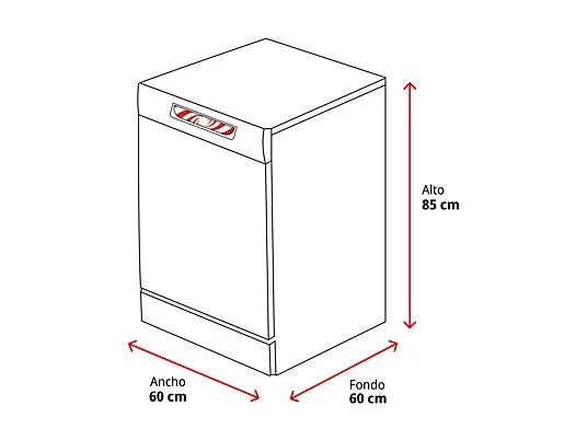 Lavavajillas - Cecotec Bolero Aguazero 6800 Stainless Steel, 14 servicios, 8 programas, 60 cm, Filtro ABT, Sistema ION, Inox