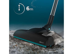 Aspirador escoba - Cecotec Conga PopStar 600 Vital, Con cable, Ciclónico, Sin bolsa, 600 W, 18 kPa, Radio acción 6 m, 500 ml, Negro