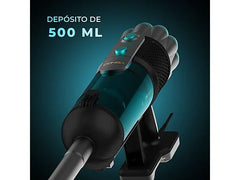 Aspirador escoba - Cecotec Conga PopStar 600 Vital, Con cable, Ciclónico, Sin bolsa, 600 W, 18 kPa, Radio acción 6 m, 500 ml, Negro