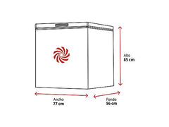 congelador horizontal blanco 198 L