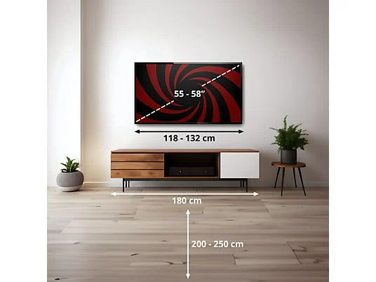 TV Neo QLED 55 - Samsung TQ55QN1EFAUXXC, UHD Mini Led 4K, NQ4 AI Gen2 Processor, Smart TV, Full AI, Negro