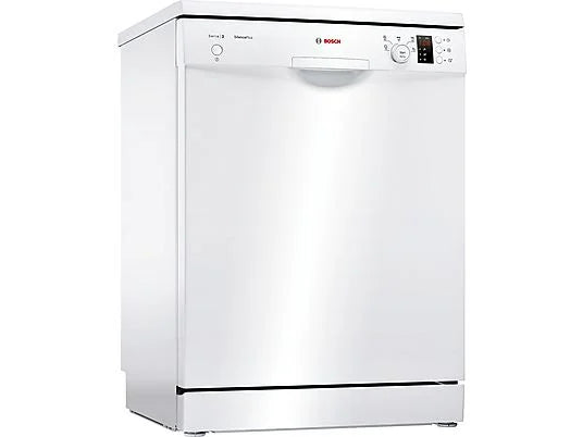Lavavajillas - Bosch Serie 2 SMS25AW05E, Independiente, 12 cubiertos, 5 Programas, 60 cm, Blanco