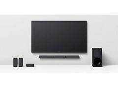 Barra de sonido - Sony HTS40R.CEL, Surround 5.1, Subwoofer, Altavoces traseros inalámbricos, HDMI, Bluetooth, 600 W, Negro
