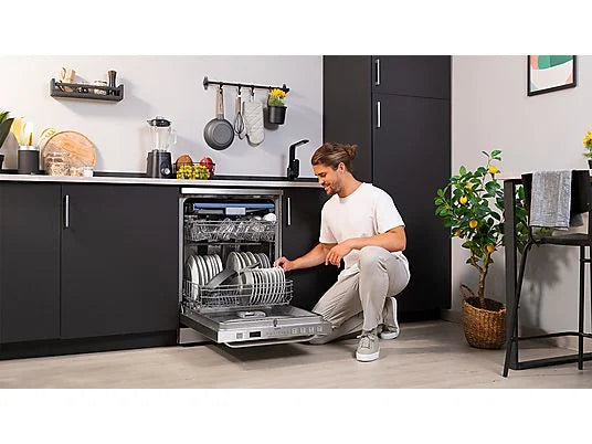 Lavavajillas - Cecotec Bolero Aguazero 6800 Stainless Steel, 14 servicios, 8 programas, 60 cm, Filtro ABT, Sistema ION, Inox